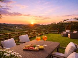 Casale il Petruccaio - Jacuzzi e Vista Panoramica sulle Colline Toscane, khách sạn ở Orceto