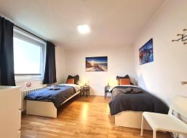 Moderne Wohnung mit Balkon und top Anbindung, Hotel in Unna