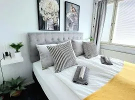 2 BR cityhome 1-6 pers, WIFI, washing machine