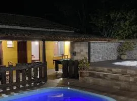 chácara no campo com piscina, jogos e lazer