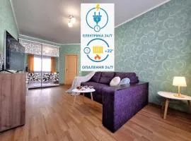 СВІТЛО, Електрика та Опалення 24-7, Двокімнатна квартира на Садовому з ванною, є зарядна станція Eco Flow, Мережа Alex Apartments, Цілодобово безконтактне заселення 24-7, Документи для відрядження