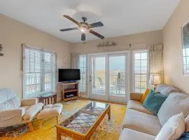 Oceanfront condo with private balcony, hot tub, outdoor pool, & pool table
