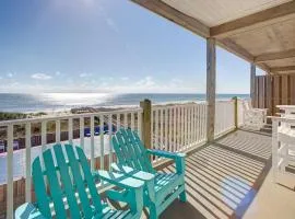 2nd-floor oceanfront condo with outdoor pool, hot tub, private waterfront balcony