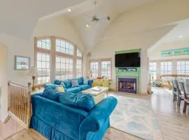 Dog-friendly waterfront house with private pool, hot tub, ocean views & AC