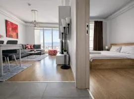 30th Floor-Skyline above a City