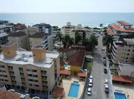 Apê aconchegante pé na areia!