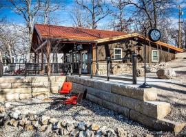 Lakefront w/ Private Dock, 2 Slips, Swim Mat, Firepit, & Covered Patio 44mm, Hotel in Roach