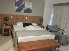 GOLDEN STAY - Flat Saint Moritz - Central, Moderno, Espaçoso, Individual ou Familia - Cama Queen e Sofá Cama Casal