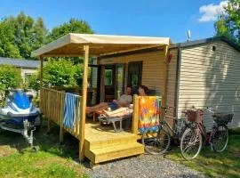 Mobil-home confortable avec terrasse à Saint-Gérons - API-1-52-1311