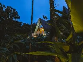 Leaf Mist vaga A frame cabin vagamon