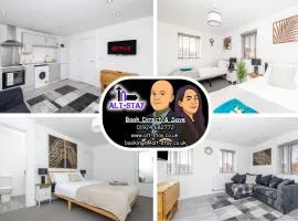 Elizabeth by Alt-Stay - 2 Bed En-Suite House - Parking, WiFi & King Bed - Contractors & Relocations - Weekly & Monthly Rates