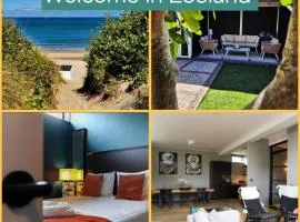 ZEEenMEER stijlvol ruim vakantiehuis vlakbij strand Zeeland