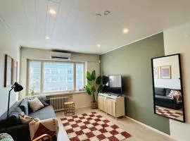Lovely two-room condo with balcony near bus- and railwaystation