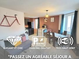 Croix에 위치한 호텔 Le vélo sans roues - appartement moderne et chic