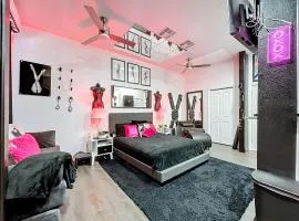 Sultry Studio with Private Backyard and Fireplace in Tampa