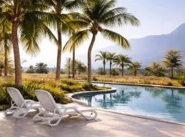 Family Floatie Flat with Pool & Workspace