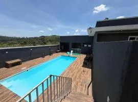 Alugamos as cinco casas juntas e tem duas piscina