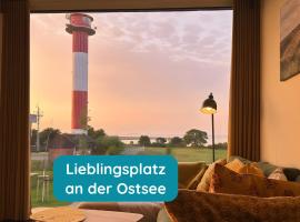 Meerglück am Beltblick Fehmarn - Moderne Ferienwohnung direkt an der Ostsee mit Sauna für Familien und Paare, hotel v mestu Fehmarn