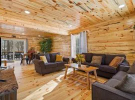 Log Cabin Game Room Close to the Slopes & Lake