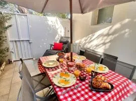 Studio avec cour intérieure - Proche de la plage