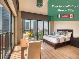 Beautiful Condo with City Views &ndash; Alameda Central, acomoda&ccedil;&atilde;o em condom&iacute;nio em Cidade do M&eacute;xico