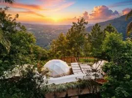 Romantic Glamping Dome with Epic Mountain Views