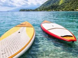 Studio Tropical - climatisé - vue mer et montagnes - canoes et paddle offerts ! Teahupo'o Lodge Tahiti