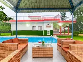 Alaya Stays 4BHK Farmhouse with Pvt Pool & Garden - Manesar