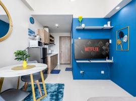 Cebu Relaxing Studio & Cozy Ambiance with City View Balcony, hotel i Mactan Island