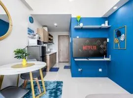 Cebu Relaxing Studio & Cozy Ambiance with City View Balcony