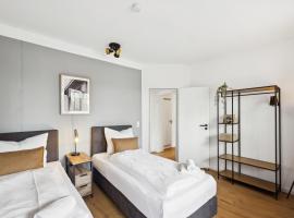 NASA Homes I Moderne City Suite I Zentral I 3 Zimmer I Balkon und Aufzug I neu renoviert I Smart TV I Hotelbetten, hotell sihtkohas Bad Bevensen