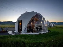 Luxury Montana Dome Retreat with Breathtaking Views Near Yellowstone National Park, Montana