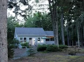 Romantic Waterfront Cottage with Private Beach & Fireplace Near Hancock, Maine