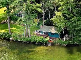 Scenic Lakeside Cabin with Exclusive Boat Dock Near Weirs Beach, Laconia, New Hampshire