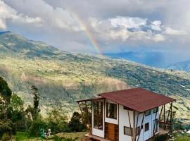 Choachi Ecocabaña jacuzzi vista cordillera, готель у місті Чоачі