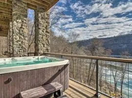 Lakefront Cabin Sleeps 16 Dock Fire Pit Hot Tub