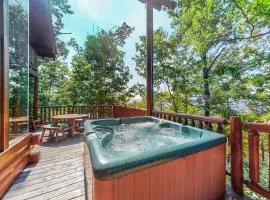 Cabin W Private Hot Tub Sleeps 14 Mountain Views