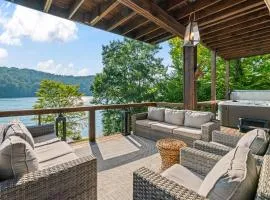 Lakefront Escape Sleep 12 Dock Hot Tub Pool Grill