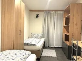 Gemütliches Doppelzimmer Gemeinschaftsbad