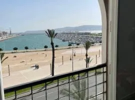Seafront apartment overlooking Tangier Marina