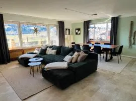 Geräumige Panorama-Bergwohnung mit Sauna Gruppen & Familien