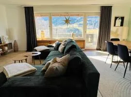 Geräumige Panorama-Bergwohnung mit Sauna Gruppen & Familien