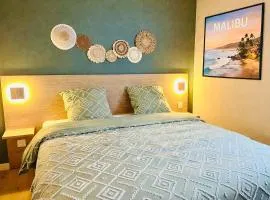 Appartement cosy ambiance Malibu dans résidence avec piscine 2 pers 1 chambre