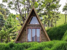 Chalé Serra Furada - vista única da Serra Furada, hotel Grão Pará városában