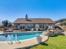 Hot Tub, Pool, and Fire Pit! Solar-Powered Hutto Gem