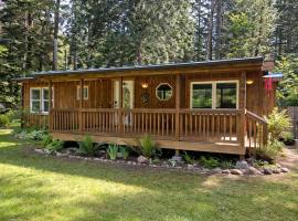 Cedar Cabin at Rainier Entrance-Hot Tub and Cinema, hotel u gradu 'Ashford'
