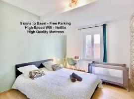 5 mins to Basel - Free Parking - Fully Renovated