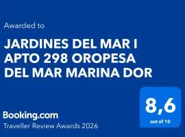JARDINES DEL MAR I APTO 298 OROPESA DEL MAR MARINA DOR