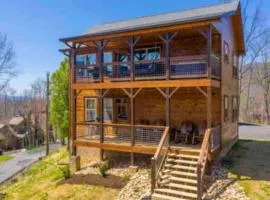 Lux Cabin Smoky Mtn View, Dog Friendly, Hot Tub!