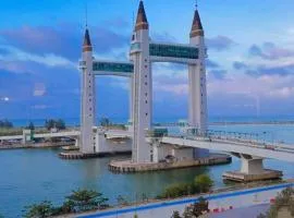 At Sky Palace Kuala Terengganu Royale Suite Drawbridge and Seaview